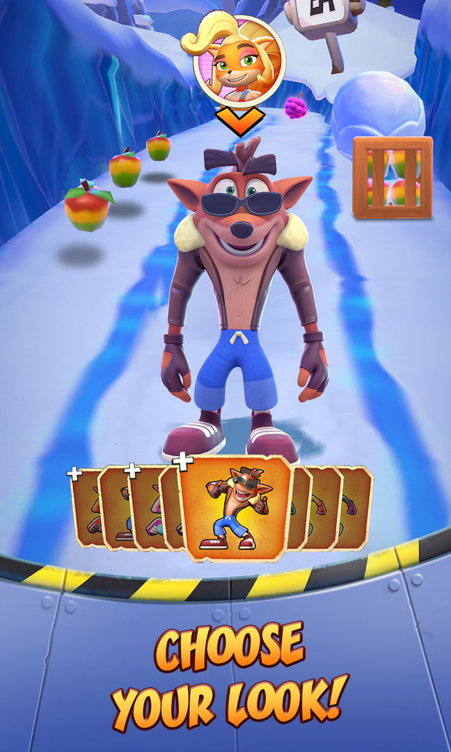 Screenshot of Crash Bandicoot: On the Run!