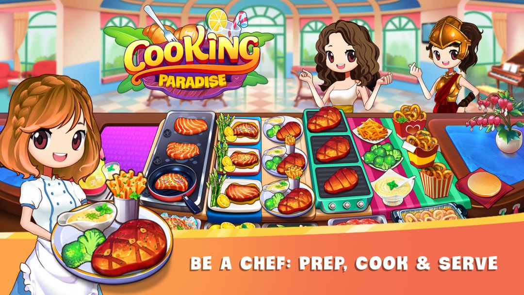Cooking Paradise: เกมเชฟและร้านอาหาร ภาพหน้าจอเกม