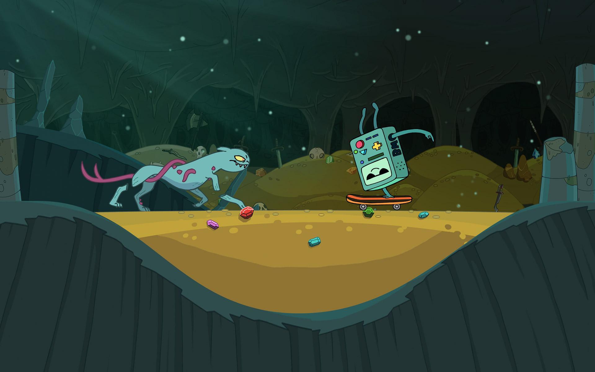 Ski Safari: Adventure Time Game Screenshot