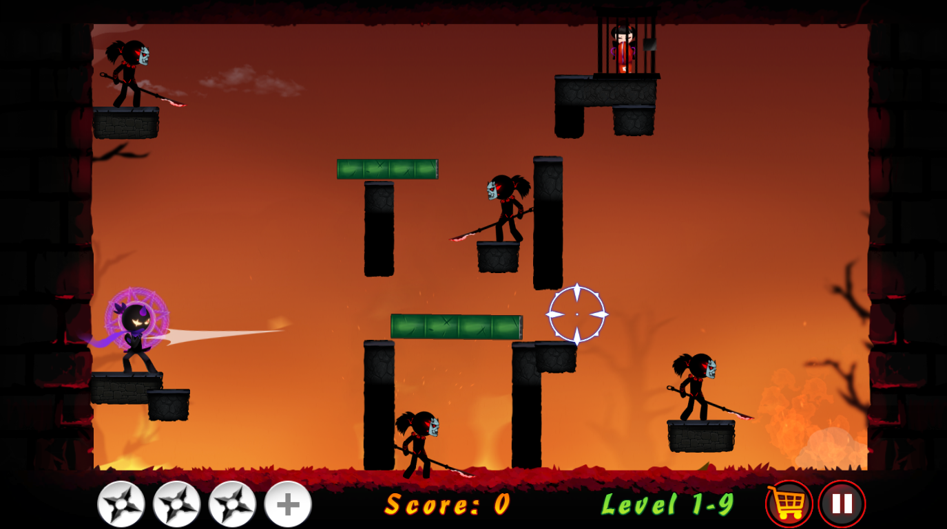Shadow Fighting Ninja Game Game Screenshot
