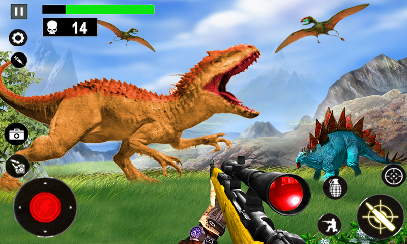 Screenshot of Real Dino Hunting Zoo Games
