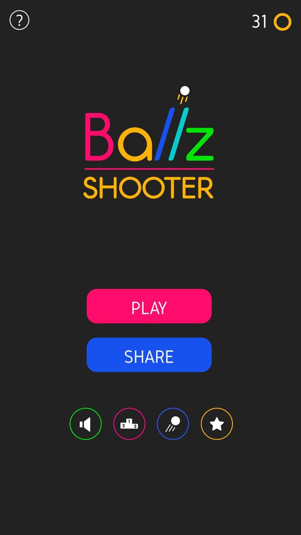 Ballz Shooter 게임 스크린 샷