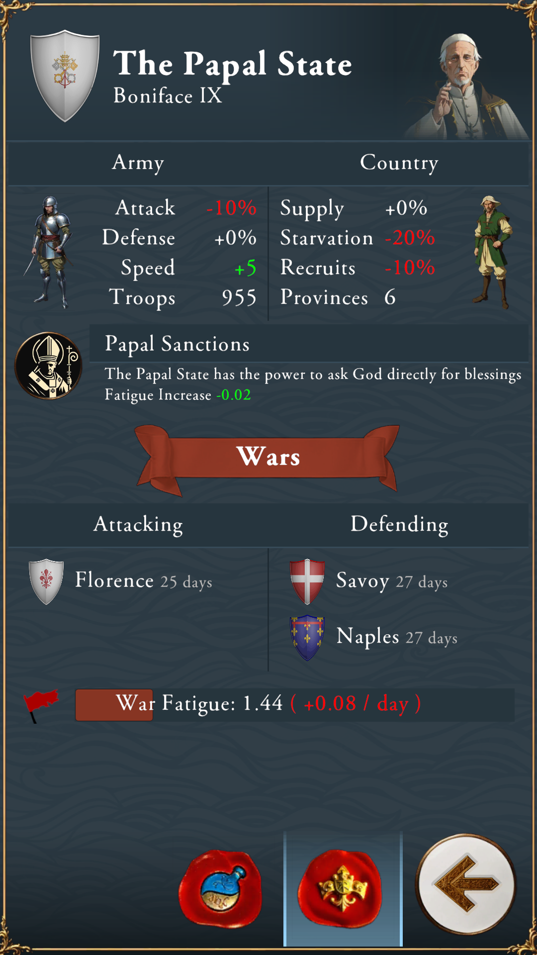 Europe Conquest 2 Game Screenshot