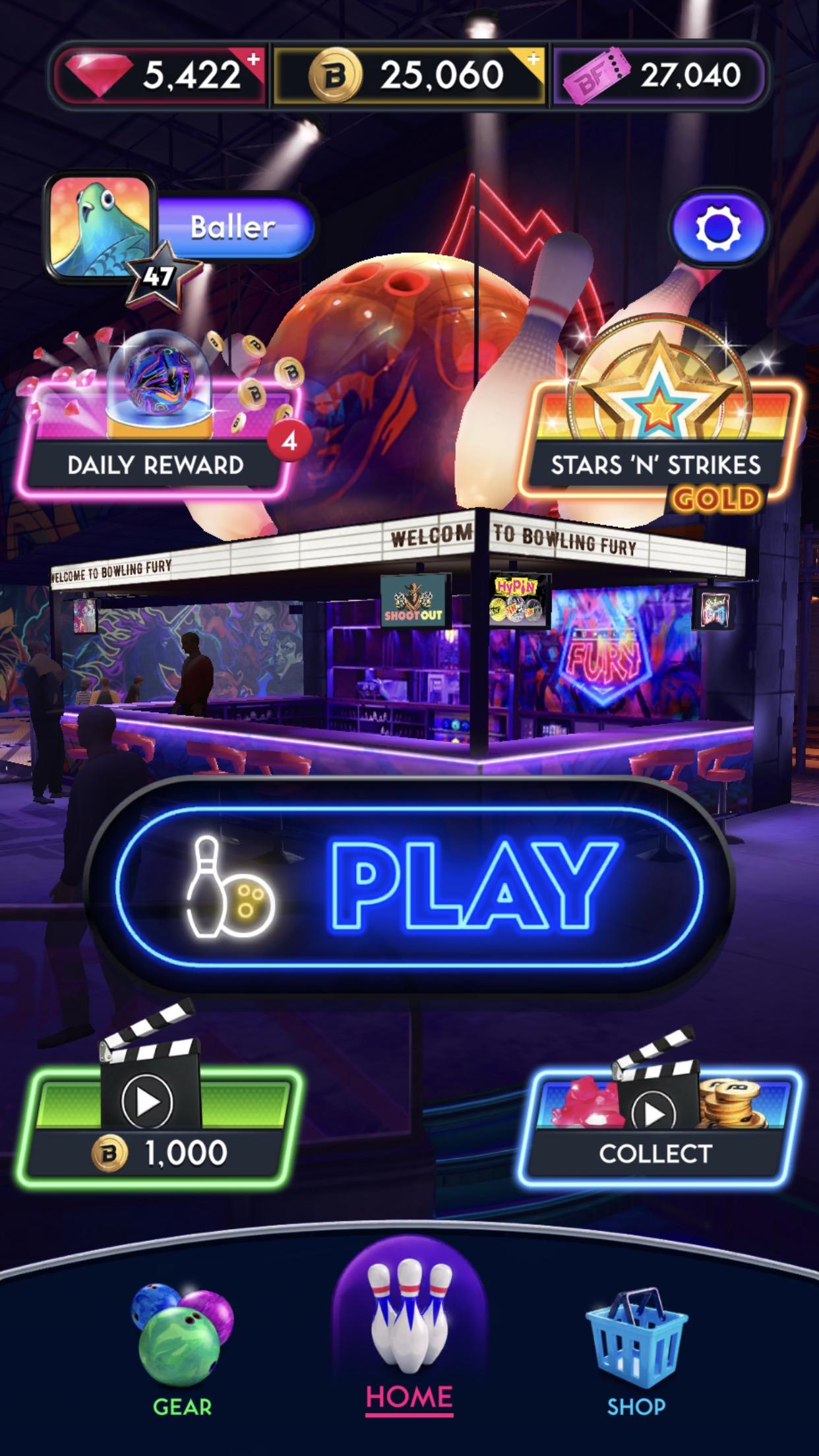Bowling Fury: Ten Pin King Game Screenshot
