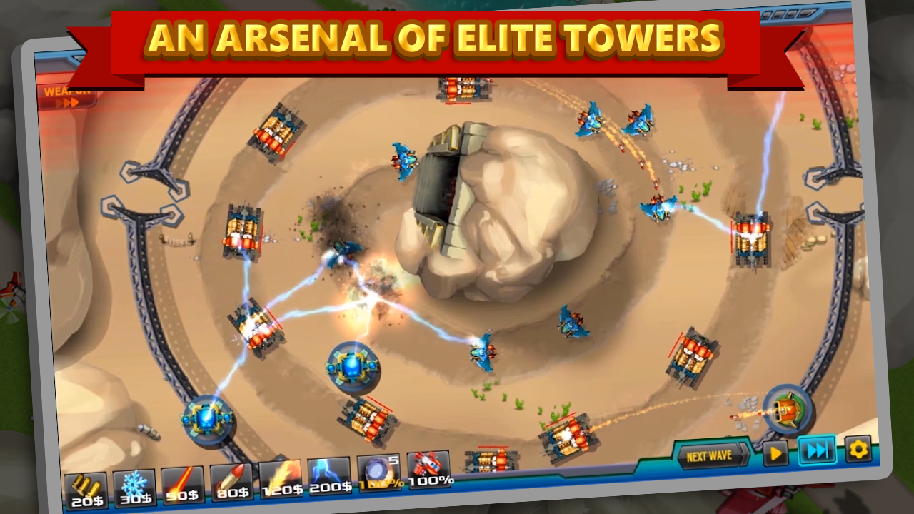 Tower Defense: Alien War TD 2 Game Screenshot