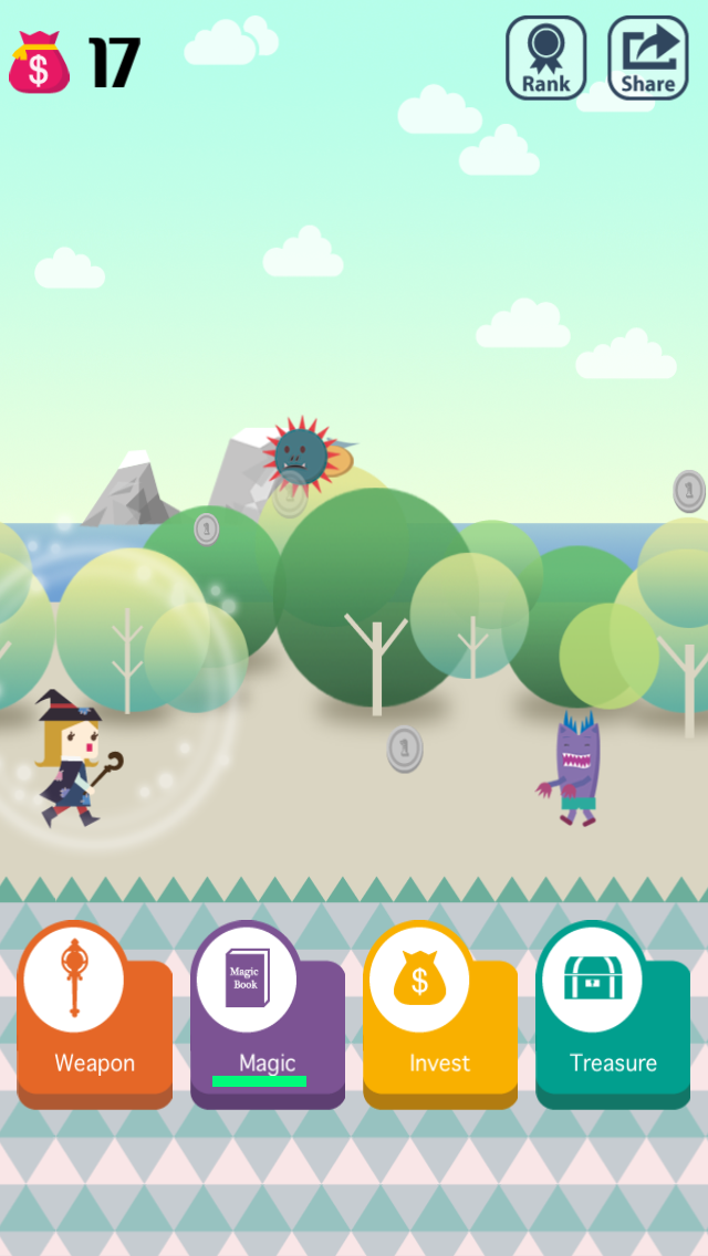 Pocket Wizard : Magic Fantasy! Game Screenshot