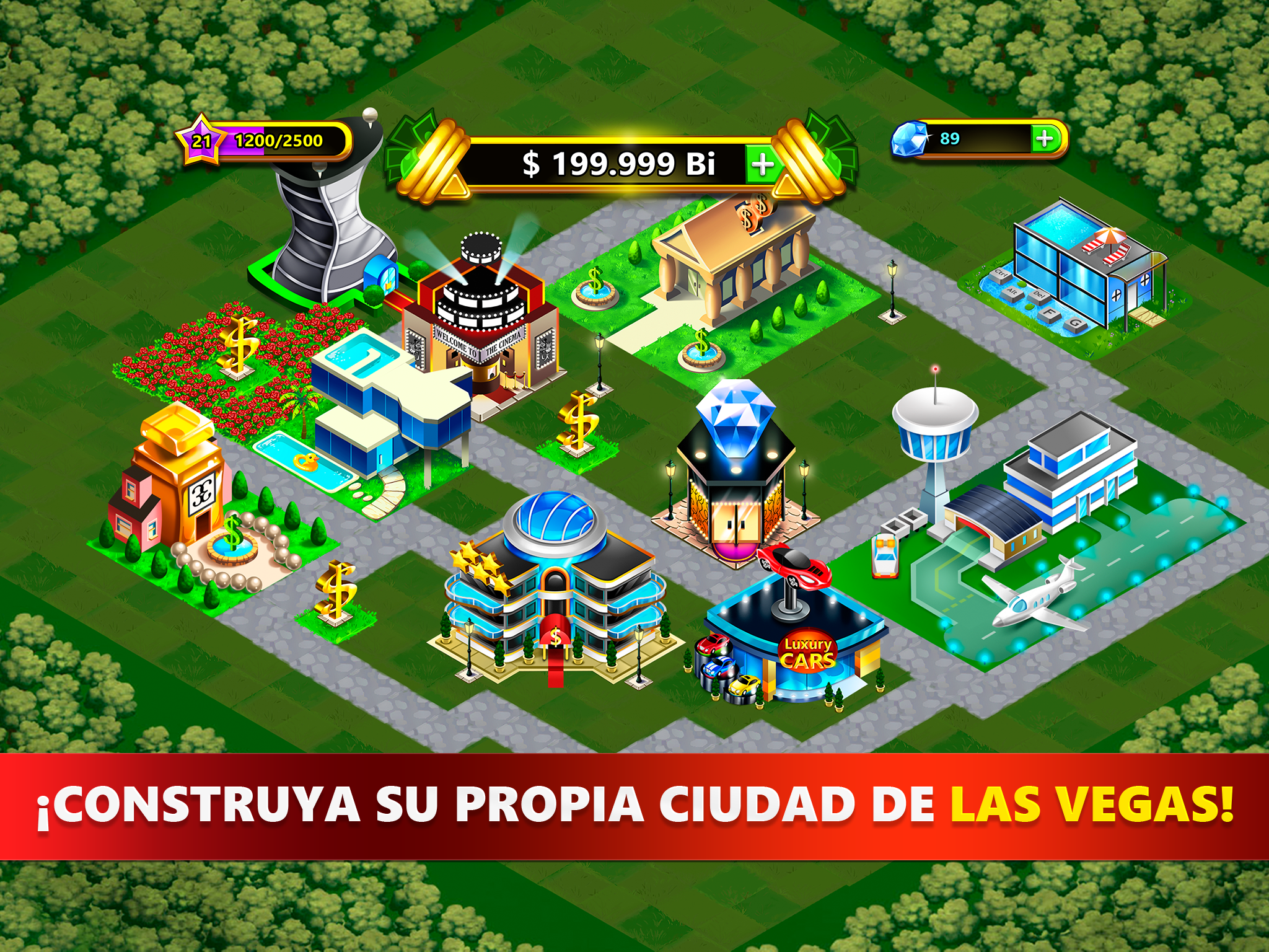 Captura de Pantalla del Juego Fantasy Las Vegas: Build City
