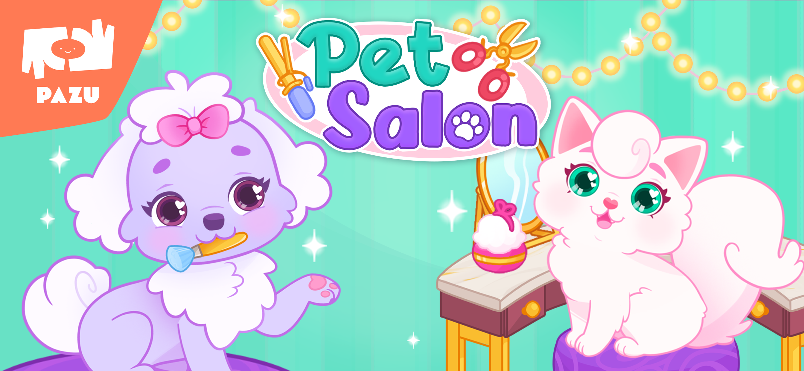 Cat games Pet Care & Dress up by Pazu Games Ltd