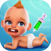 Simulador de injeção de bebê pequeno: médico de teste para crianças