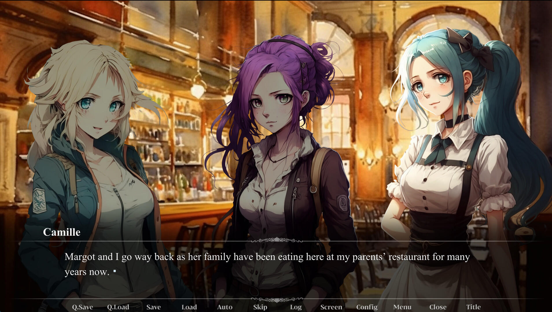 Screenshot of Sakura in Paris