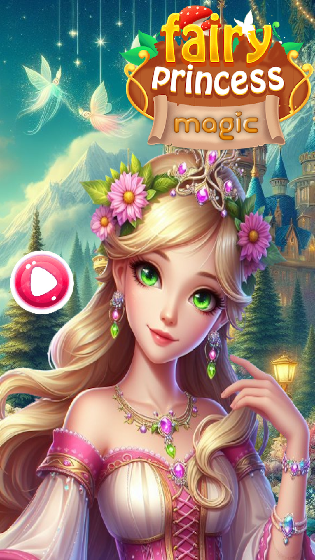 Скриншот игры Fairy Princess Makeup Dress-up