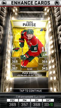 Cuplikan Layar Game NHL SuperCard