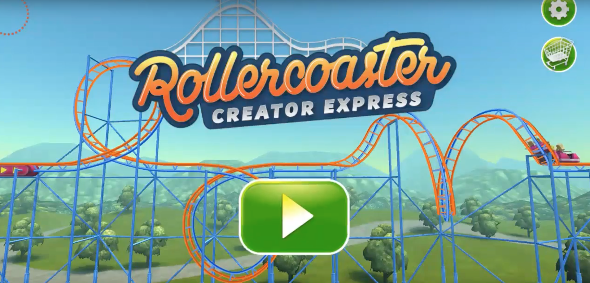Скриншот видео Rollercoaster Creator Express