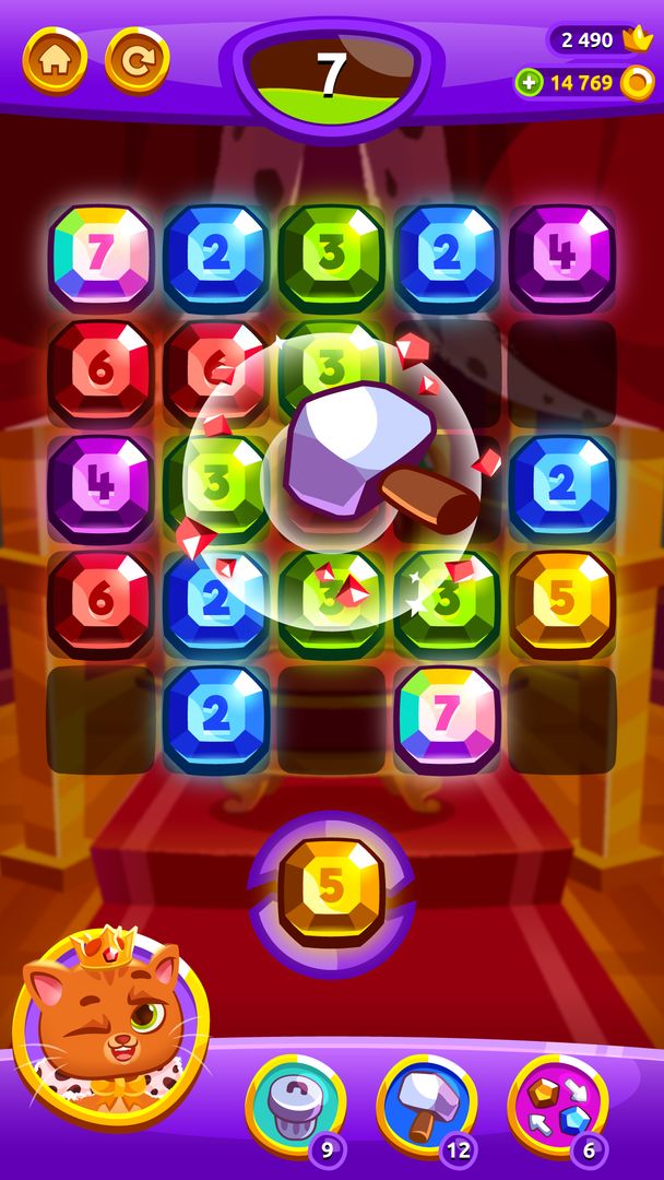 Screenshot of Bubbu Jewels - Merge Puzzle