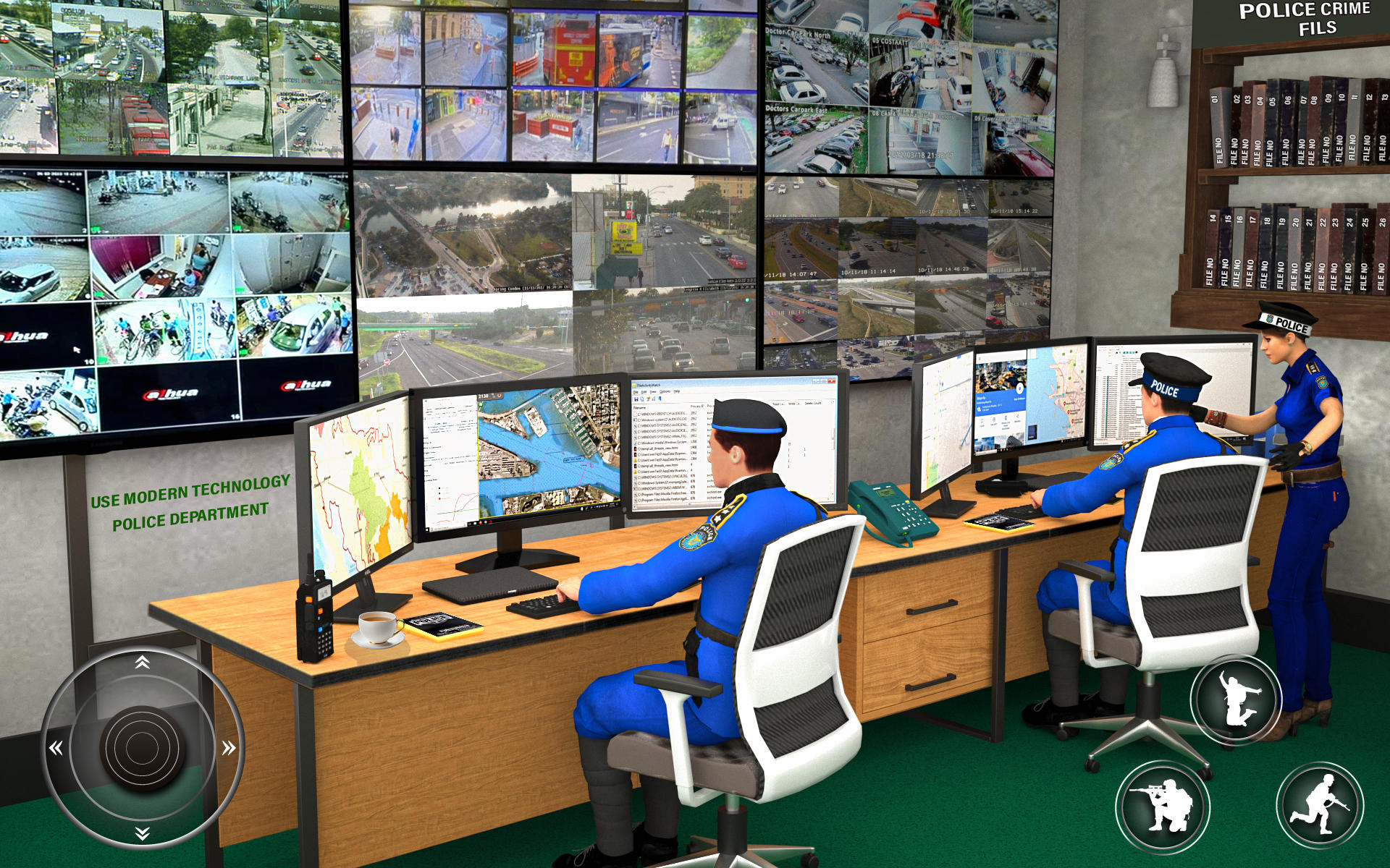 Screenshot of Police Prado Driving Car Games