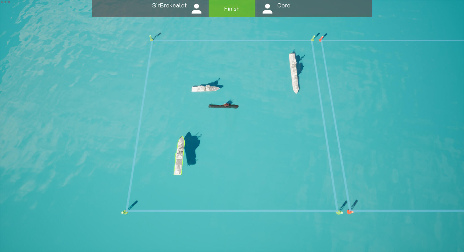 Скриншот игры Marine Battles