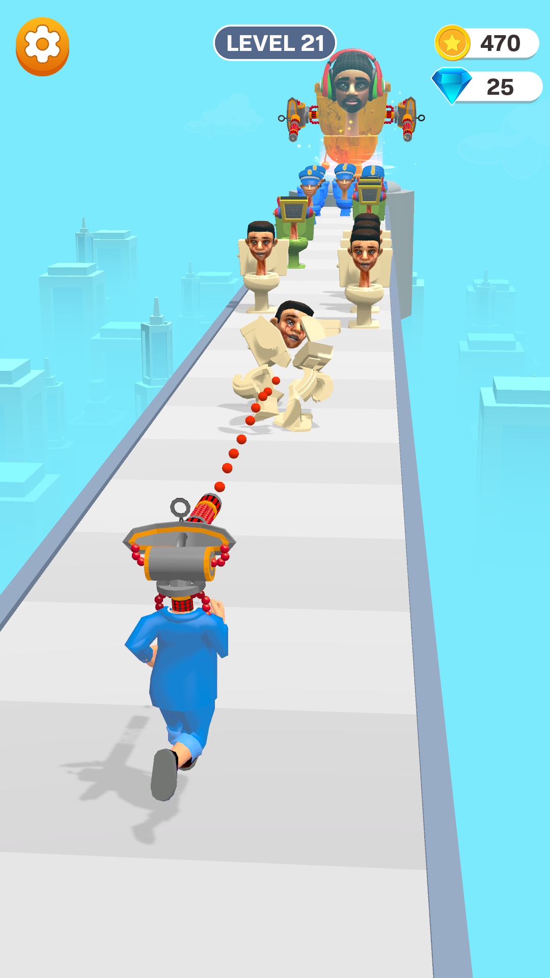 Draw To Smash : Toilet Puzzle Game Screenshot