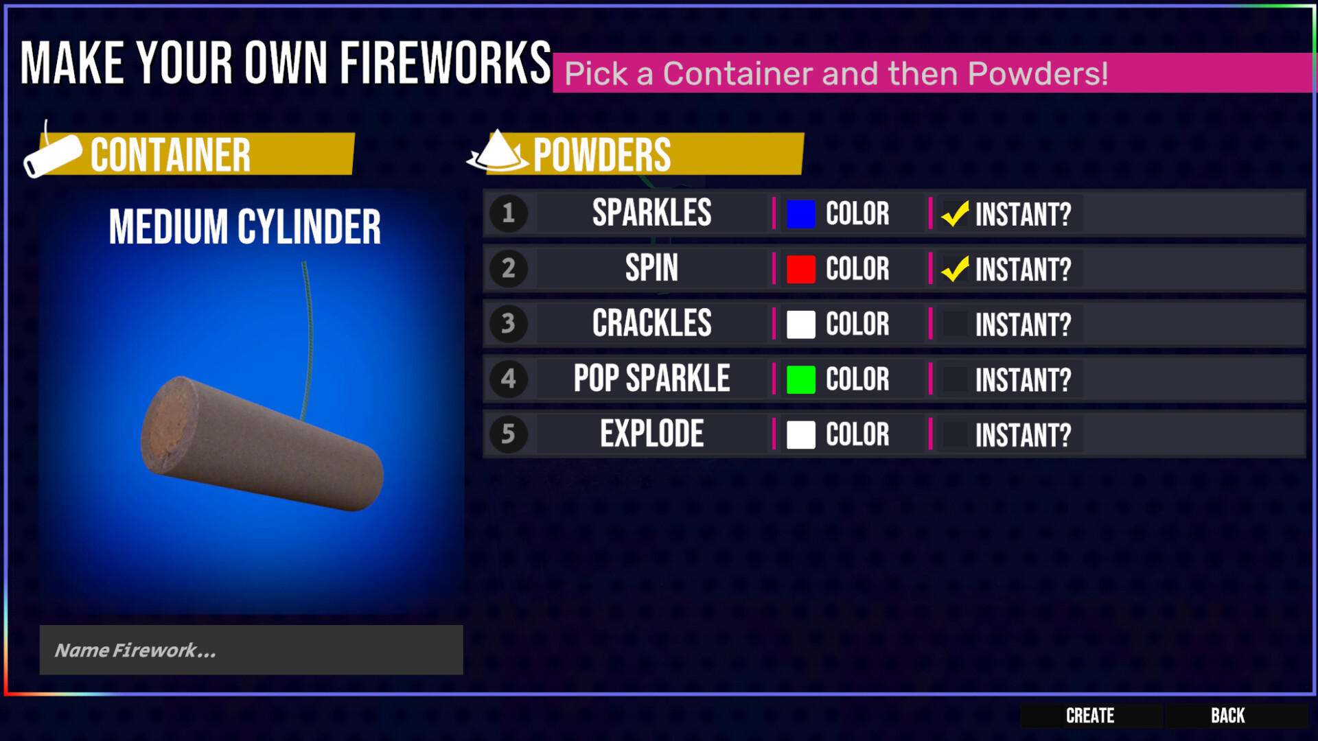 Firework Simulator 게임 스크린 샷
