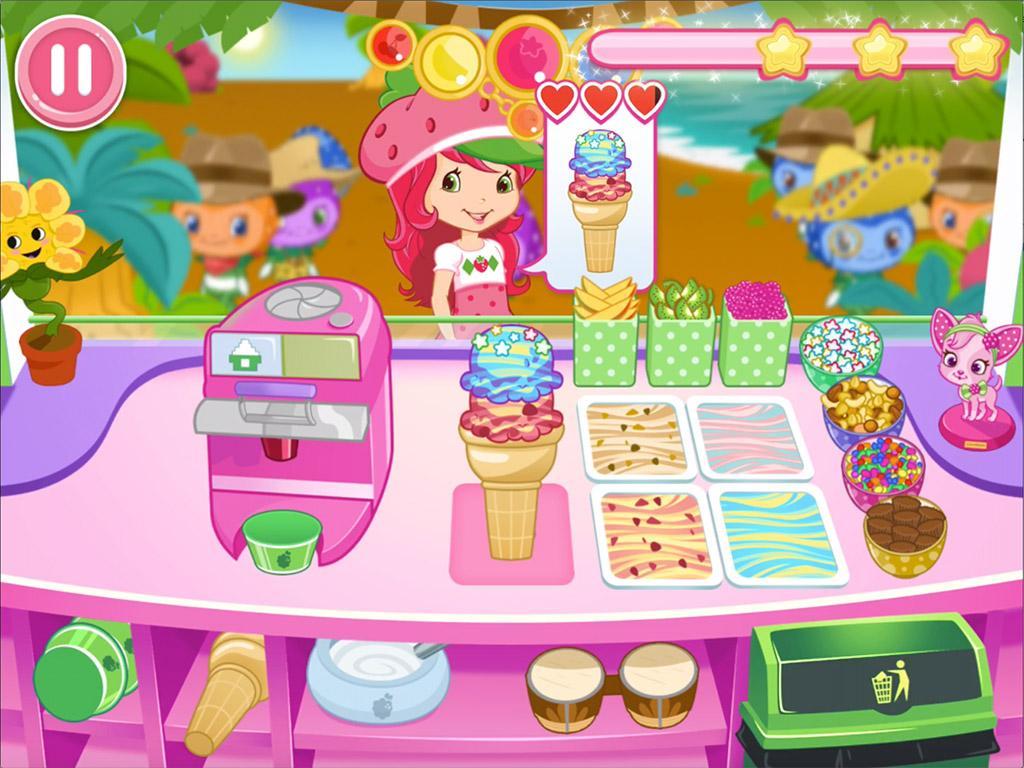 Screenshot of Strawberry Shortcake Ice Cream