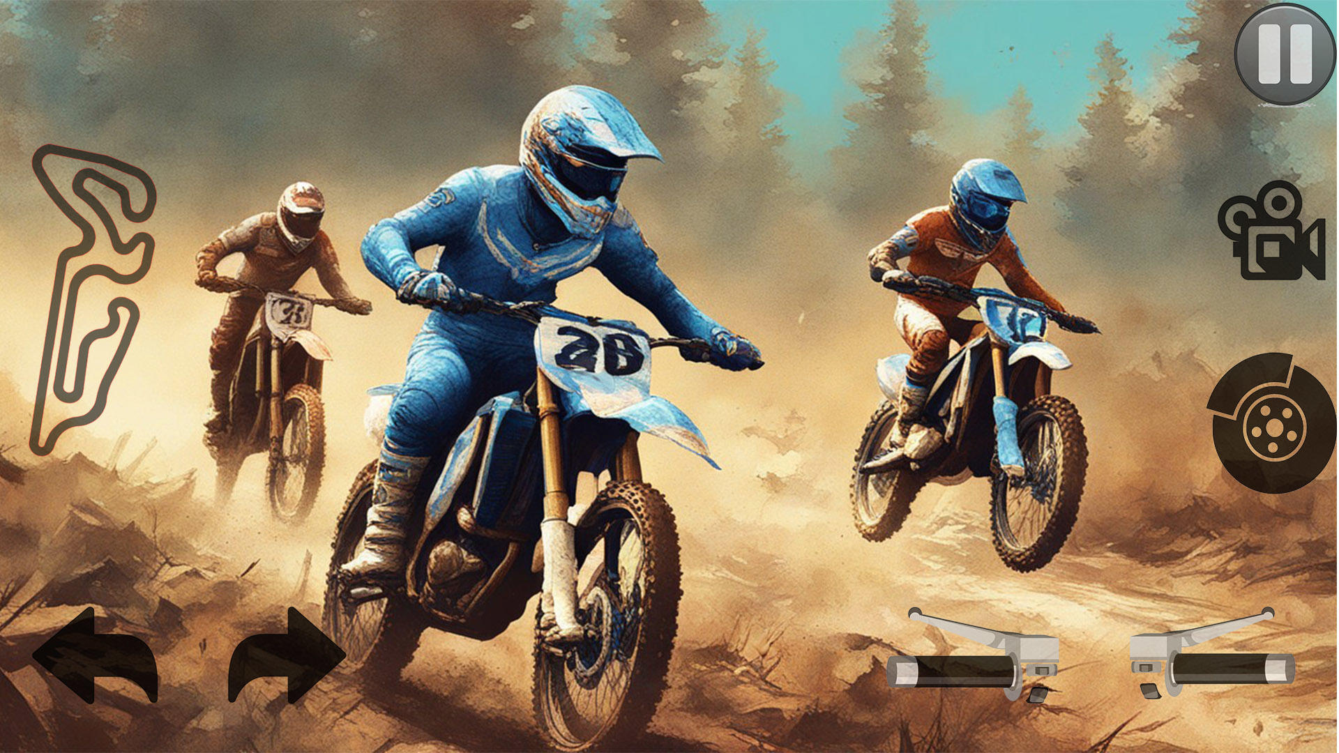Screenshot of Dirt Bike Racing: Mx Motocross