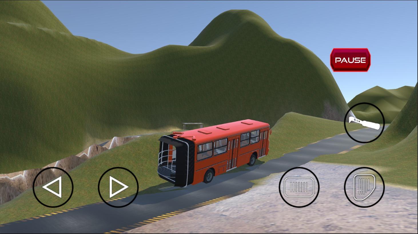 Mountain Bus drive game Game Screenshot