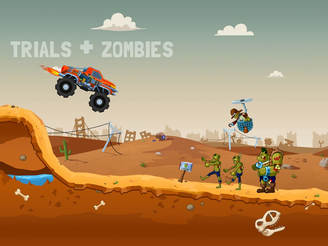 Zombie Road Trip Trials ภาพหน้าจอเกม
