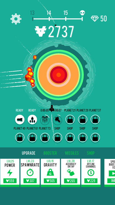 Planet Bomber! Game Screenshot