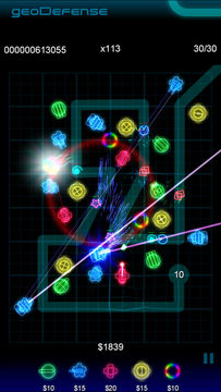geoDefense Game Screenshot
