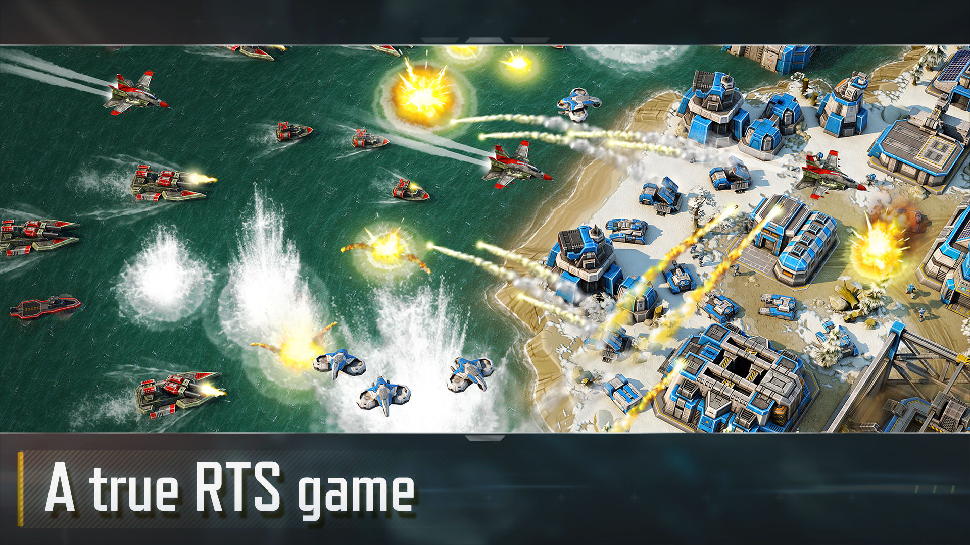 Screenshot of Art of War 3:RTS strategy game