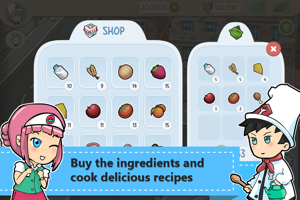 Chibi Town Game Screenshot