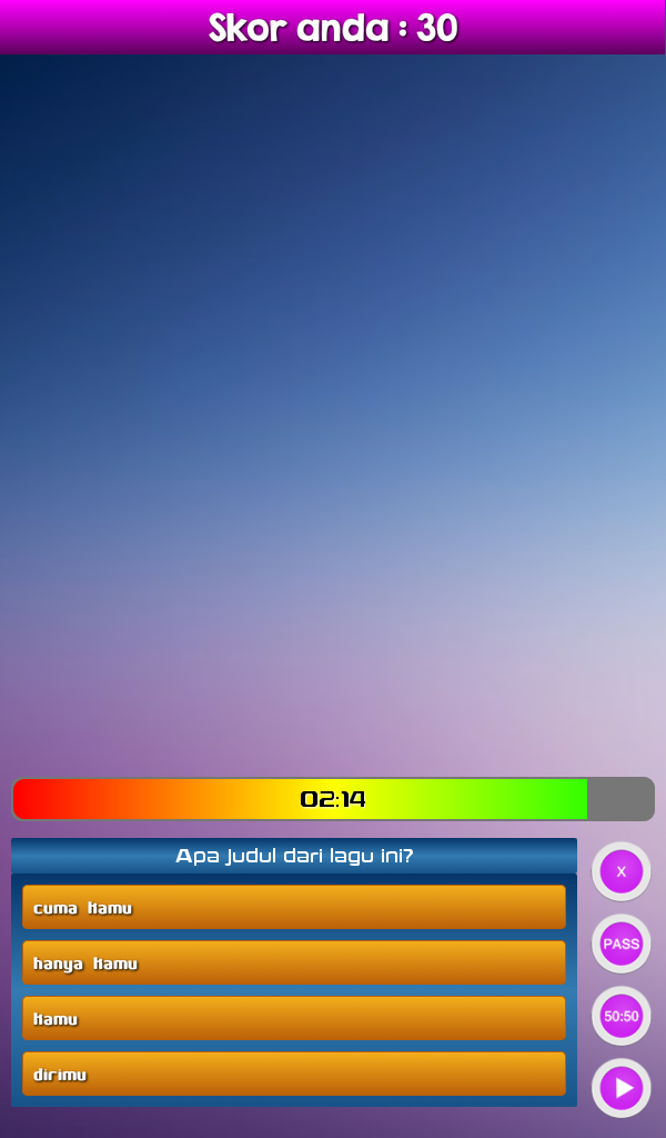 Tebak Lagu Indonesia Game Screenshot