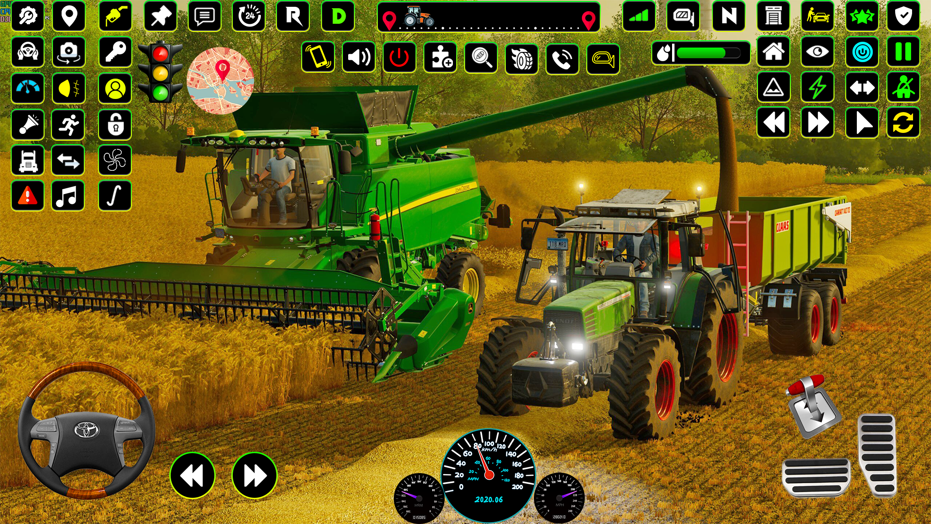 Screenshot 4 of US Farming Tractor Games 2023 