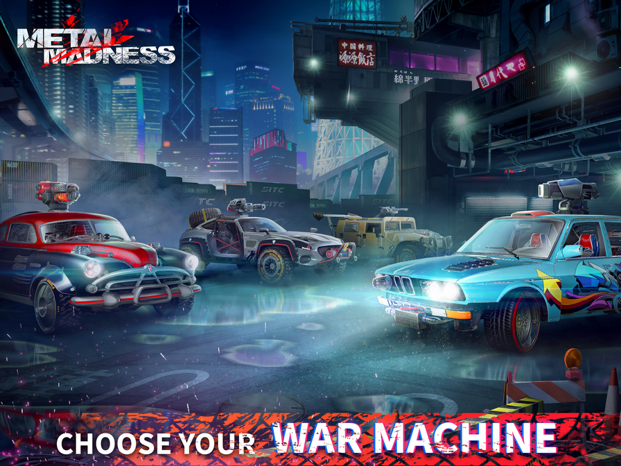METAL MADNESS PvP: Car Shooter Game Screenshot