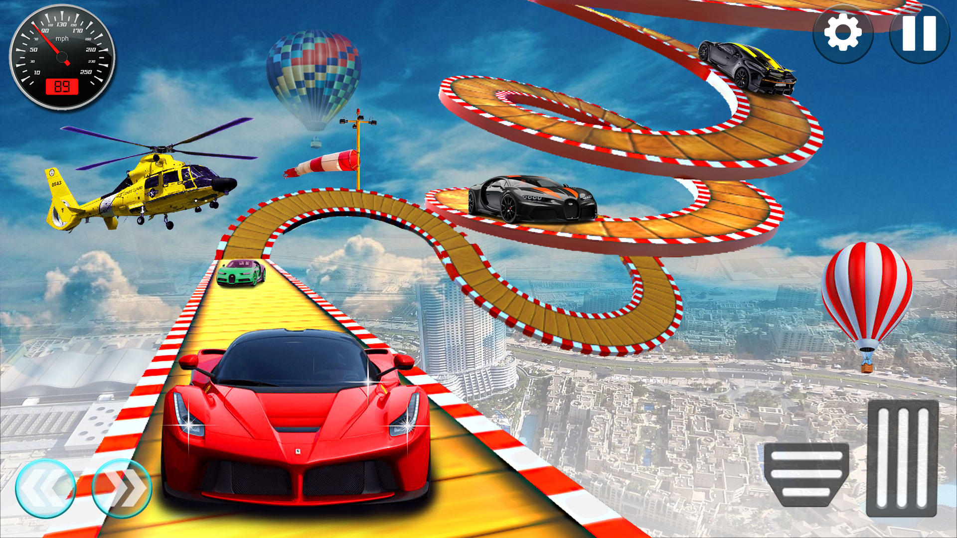 Mega Ramp car stunts 3d:gt Car ゲームのスクリーンショット