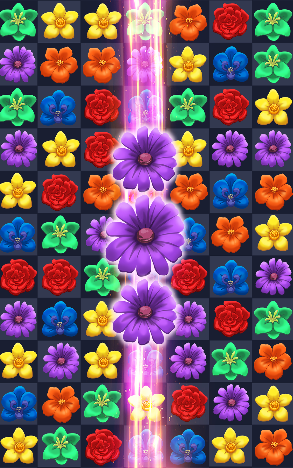 Blossom Blitz Match 3 Game Screenshot