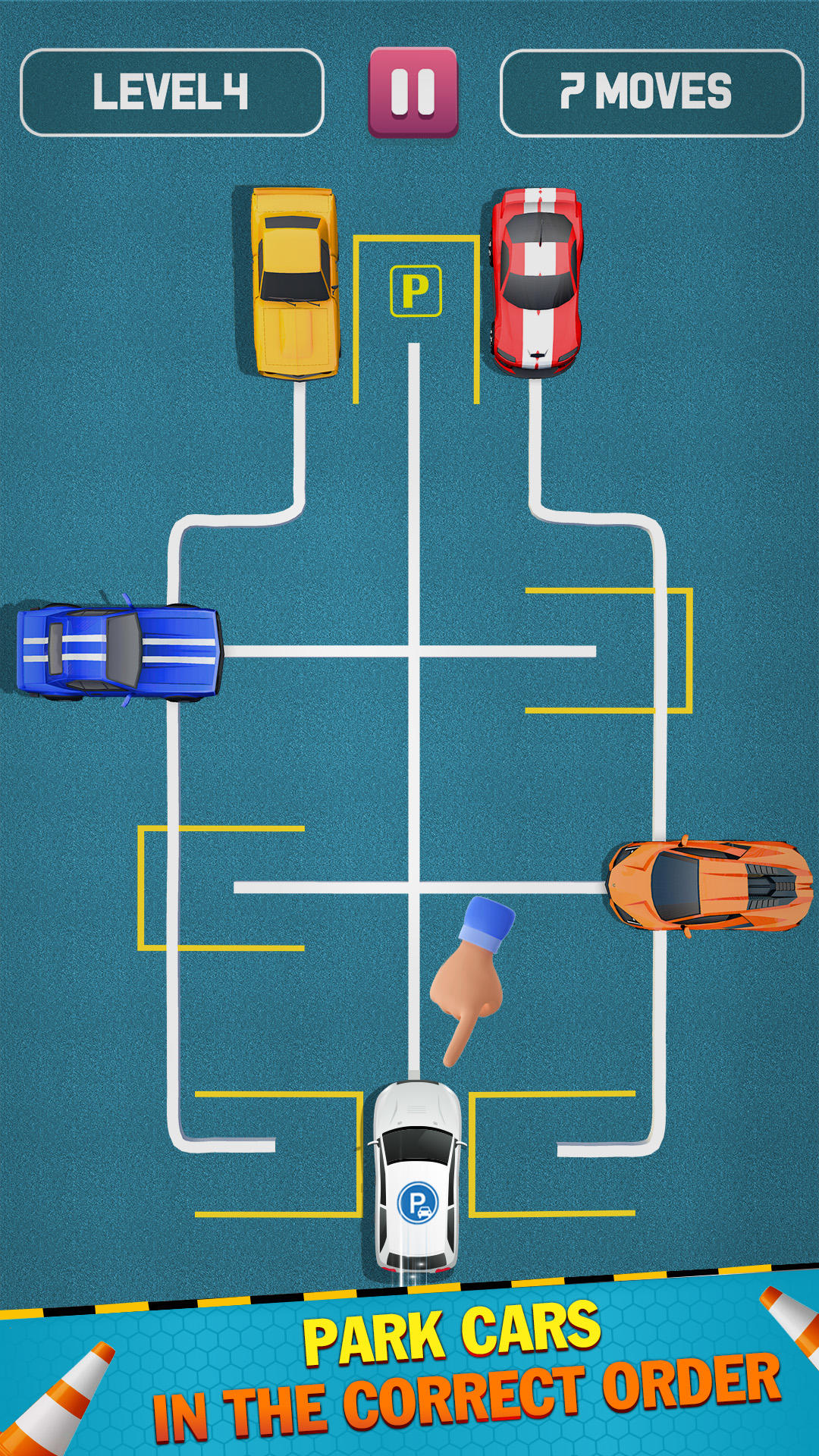 Parking Order Car Puzzle Games 遊戲截圖