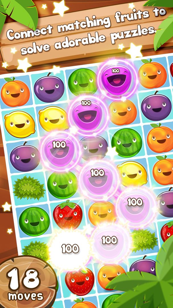 Fruit Pop! Puzzles in Paradise ภาพหน้าจอเกม
