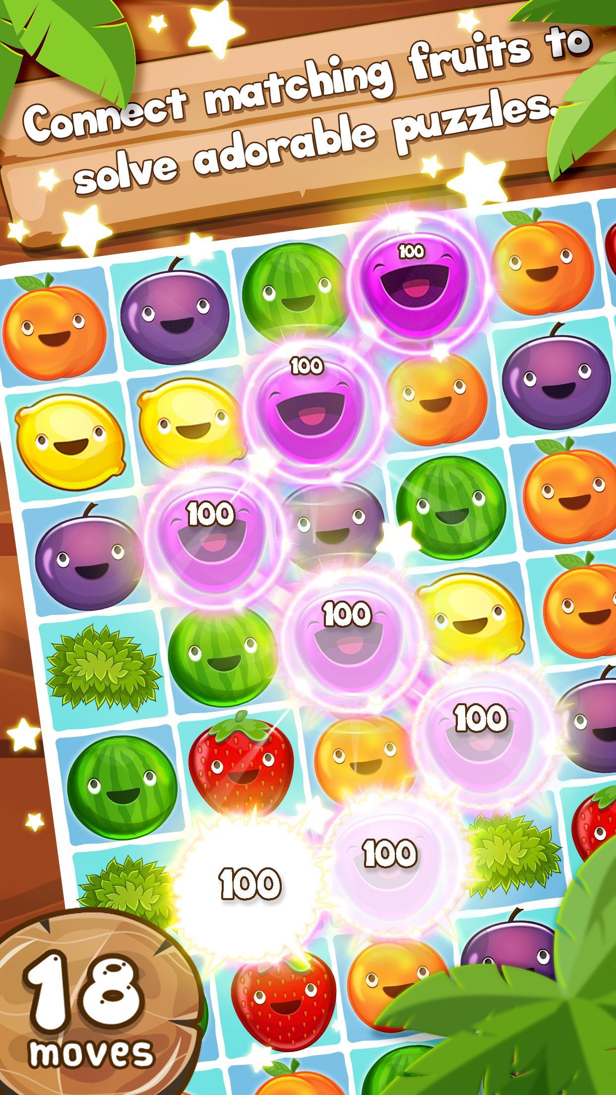 Fruit Pop! Puzzles in Paradise Game Screenshot