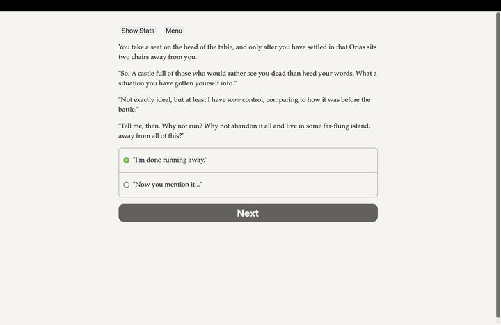 Throne of Blood Game Screenshot