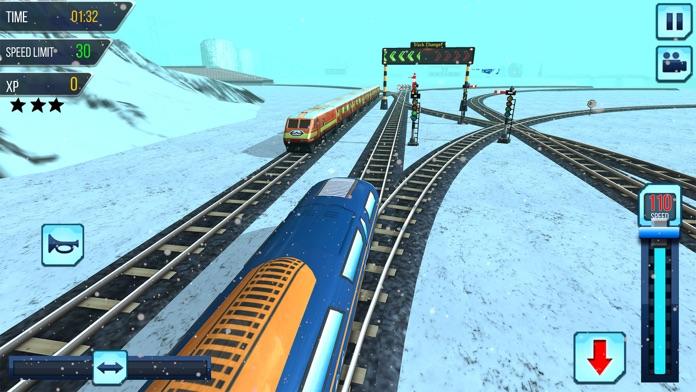 Subway Bullet Train Driving 3D Game Screenshot