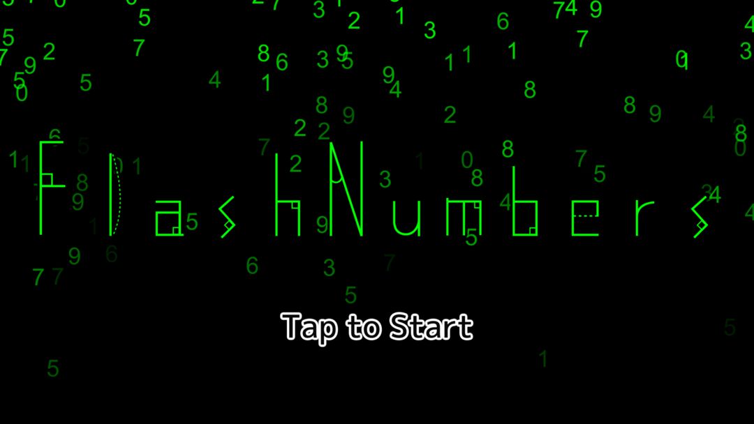 FlashNumbers screenshot game
