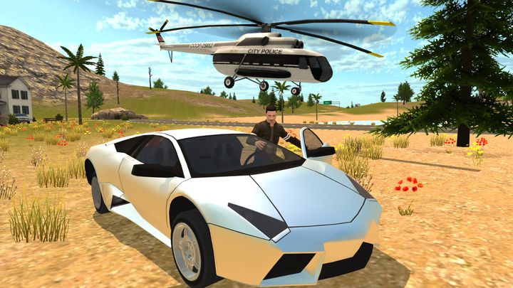 Screenshot 1 of Helicopter Flying Car Driving 1.25