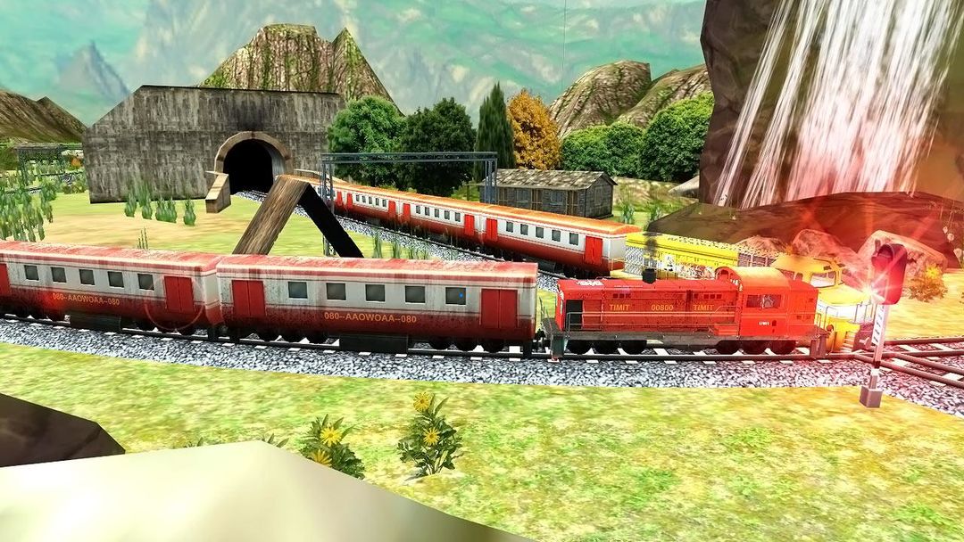 Screenshot of Real Indian Train Sim Train 3D