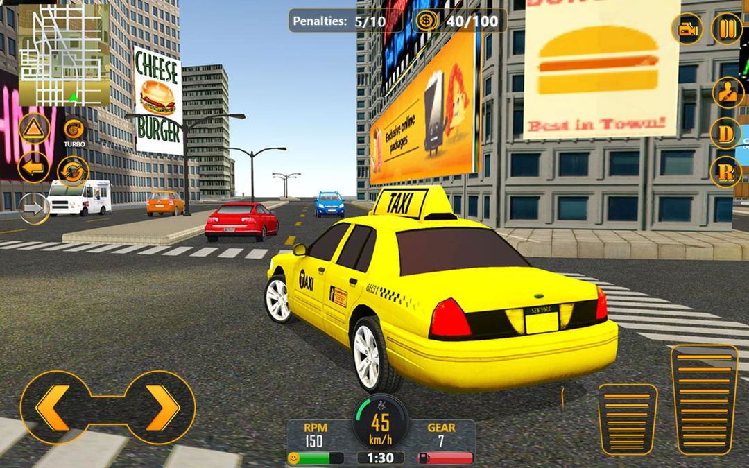 Screenshot of Township Taxi Game