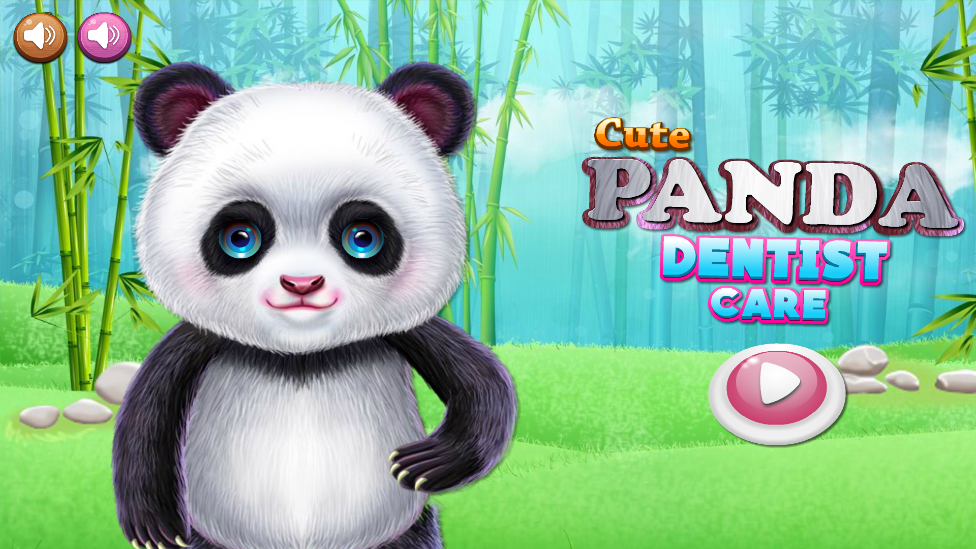 Cute Little Panda Dentist Care screenshot game
