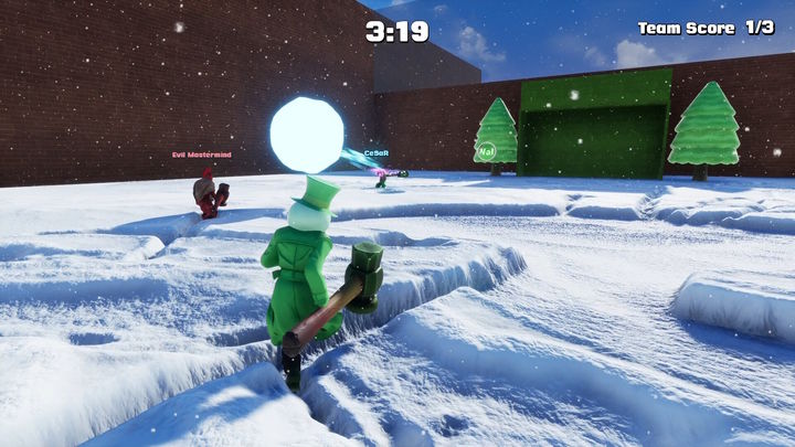 Screenshot 1 of Дружелюбный снежок 