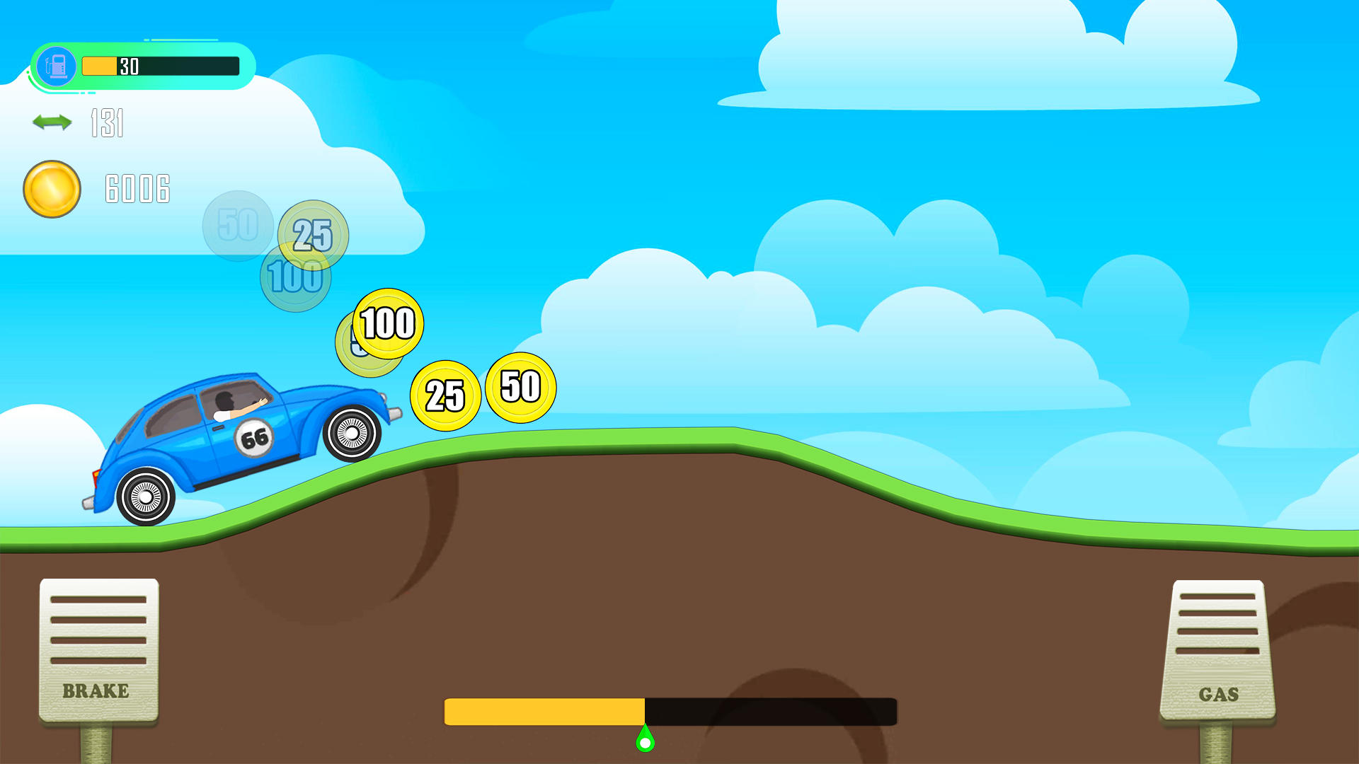 Hill Fast Racing: Uphill Climb Game Screenshot
