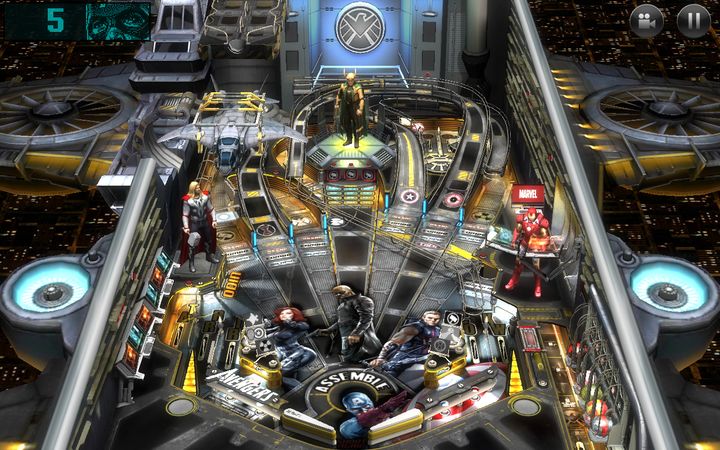 Marvel Pinball Game Screenshot