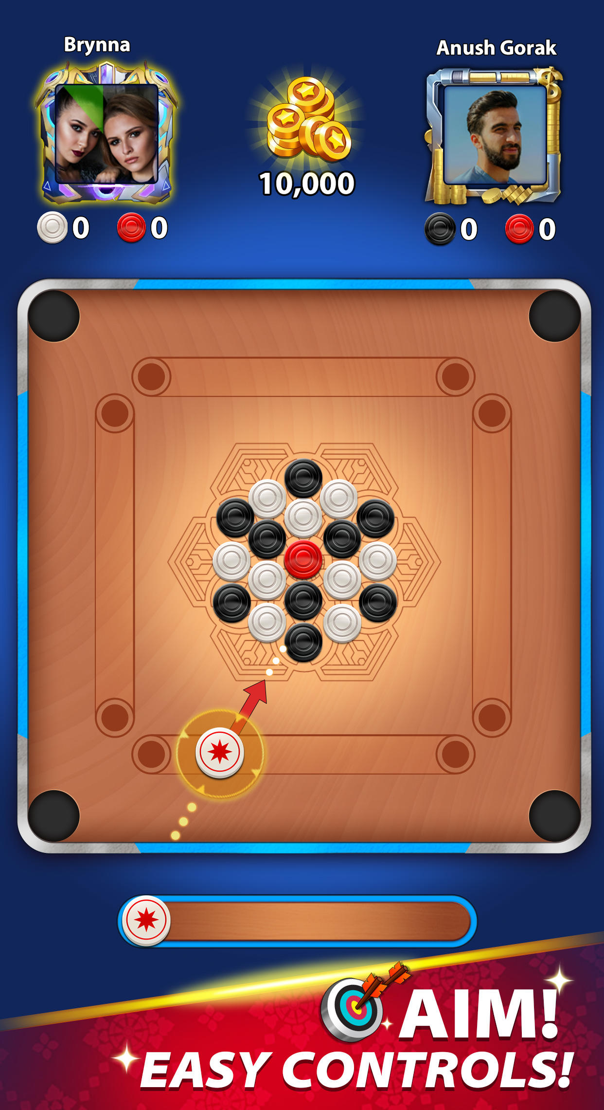 Carrom Star - Disc Board Pool Game Screenshot