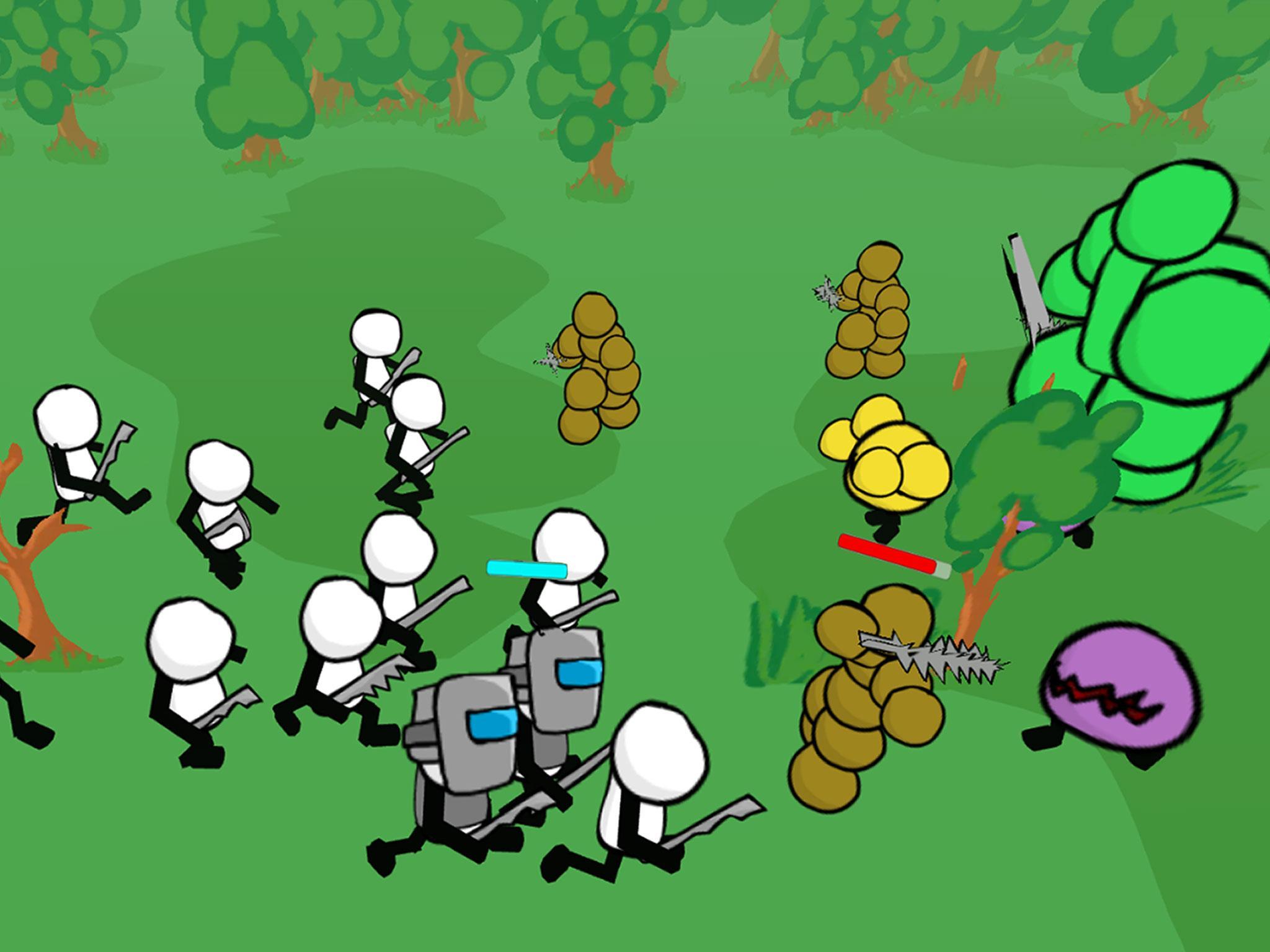 Stickman Gun Battle Simulator Game Screenshot